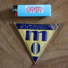 ancienne plaque publicitaire emaillée  MUTUELLE ORLEANS ASSURANCES ACCIDENTS 5