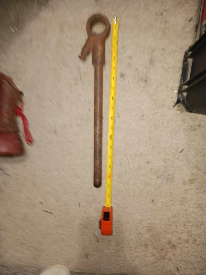 Máquina roscadora de tubos Toledo vintage de 17" empresa mango de cabeza de trinquete con troquel Foto 2 de 4