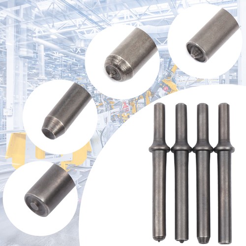 4Pcs Pneumatic Air Hammer Rivet Bits Shank Chisel Bits Set For Pneumatic Bits