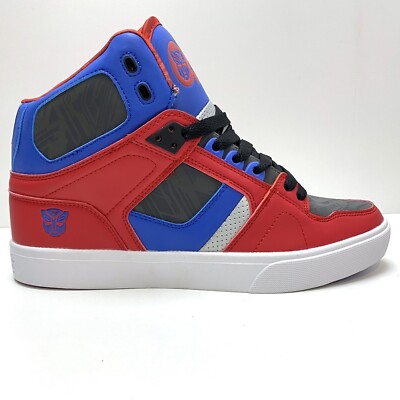 OSIRIS SHOES TRANSFORMERS NYC 83 VLC OPTIMUS PRIME RED BLUE
