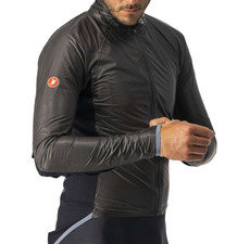 NEW Castelli WATERPROOF Slicker Pro Jacket, BLACK L XL 2XL $450