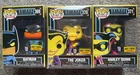 Funko Pop! Vinyl Batman: The Animated Series Black Light Hot Topic Exclusive Set