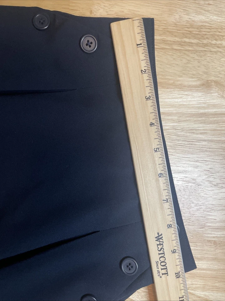 NAUTICA UNIFORM SKORT,海军蓝拉起,弹性腰背,纽扣,女孩 6 码 — 第 4/4 张图片