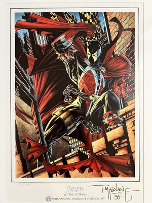 SPAWN 1993 RARE Lithograph Limited Ed. #1535/2500 Signed By
