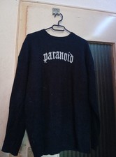 Black Squad Herren Pullover L Schwarz/Weiß R...