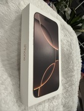 iPhone 16 Pro Max desert titanium Empty Box No Phone Box Only Amazing Condition