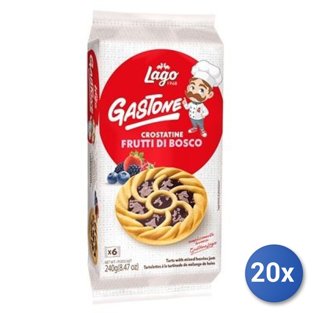 20X Multipack Elledi Lago Crostatina Fr.Bosco 6X40 240 Gr