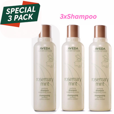 Aveda Rosemary Mint Purifying Shampoo 8.5 oz (3xShampoo) 3 PACK