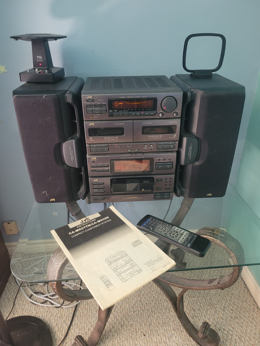 JVC MX-C7 (CA-MXC7TN) Stereo Receiver System - with manual