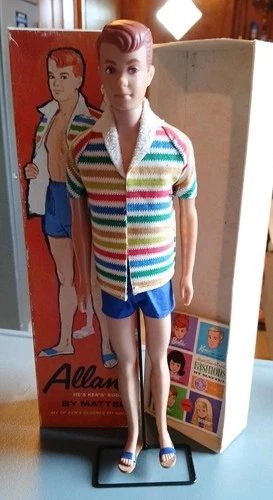 Vintage ALLAN/Allen T.M. doll Kens Buddy, Original Box And Accessories