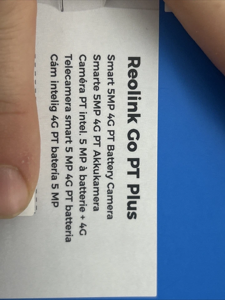 Reolink Go PT Plus 4G LTE 5MP Mobile Security Camera Solar Smart 626155 - Image 2 of 4