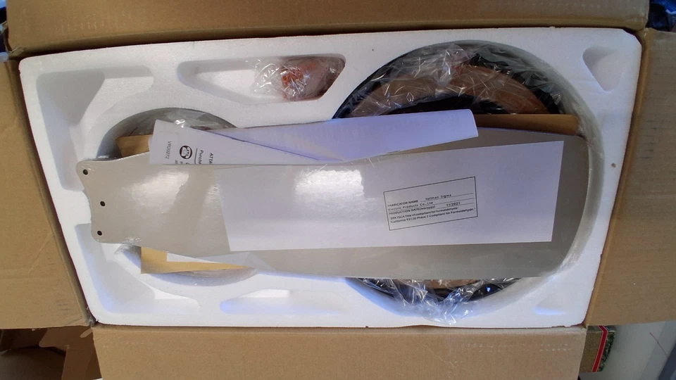 Harbor Breeze Mazon LED Indoor Ceiling Fan (MZ44BNK3) - Image 4 of 4