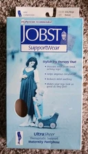 JOBST Compression Pantyhose Maternity 8-15 mmHg Silky Beige Size Medium