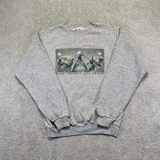 VINTAGE Disney Store Sweatshirt Size Small Gray Winnie the Pooh Eeyore Tigger