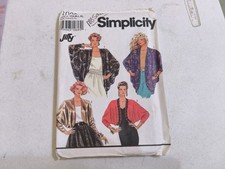 Simplicity Sewing Pattern 7023 Misses Jacket Size P- XL New Uncut Factory...