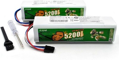 2 Pack 14.4V 5200mAh Li ion Battery Compatible with Dreame D9 D9 Pro D9 Max D10