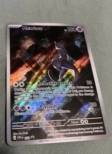 Pokemon Card TCG - Mewtwo SVP 052 Black Star Promo Scarlet & Violet 151 Promo