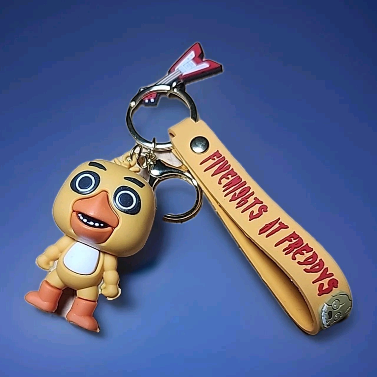 FNAF Five Nights at Freddy's 3D Keychain + Wrist Strap