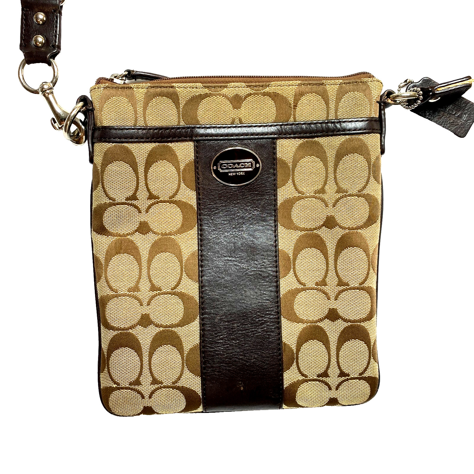 Coach Crosbody Sutton Signature Python Swingpack … - image 1