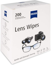 Pre-Moistened Lens Cleaning Wipes, 200 Count