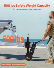 Trailer Dolly, 500lbs Tongue Weight Capacity, for Moving RV Trailer