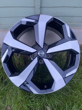 Nissan Qashqai J11 Tekna 19” Black Diamond Cut Alloy Wheel R099012 #835 