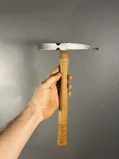 Antique Masonry Bricklayer Brick Mason Hammer Pick. Rock Hammer. Vtg. KTY TOOL