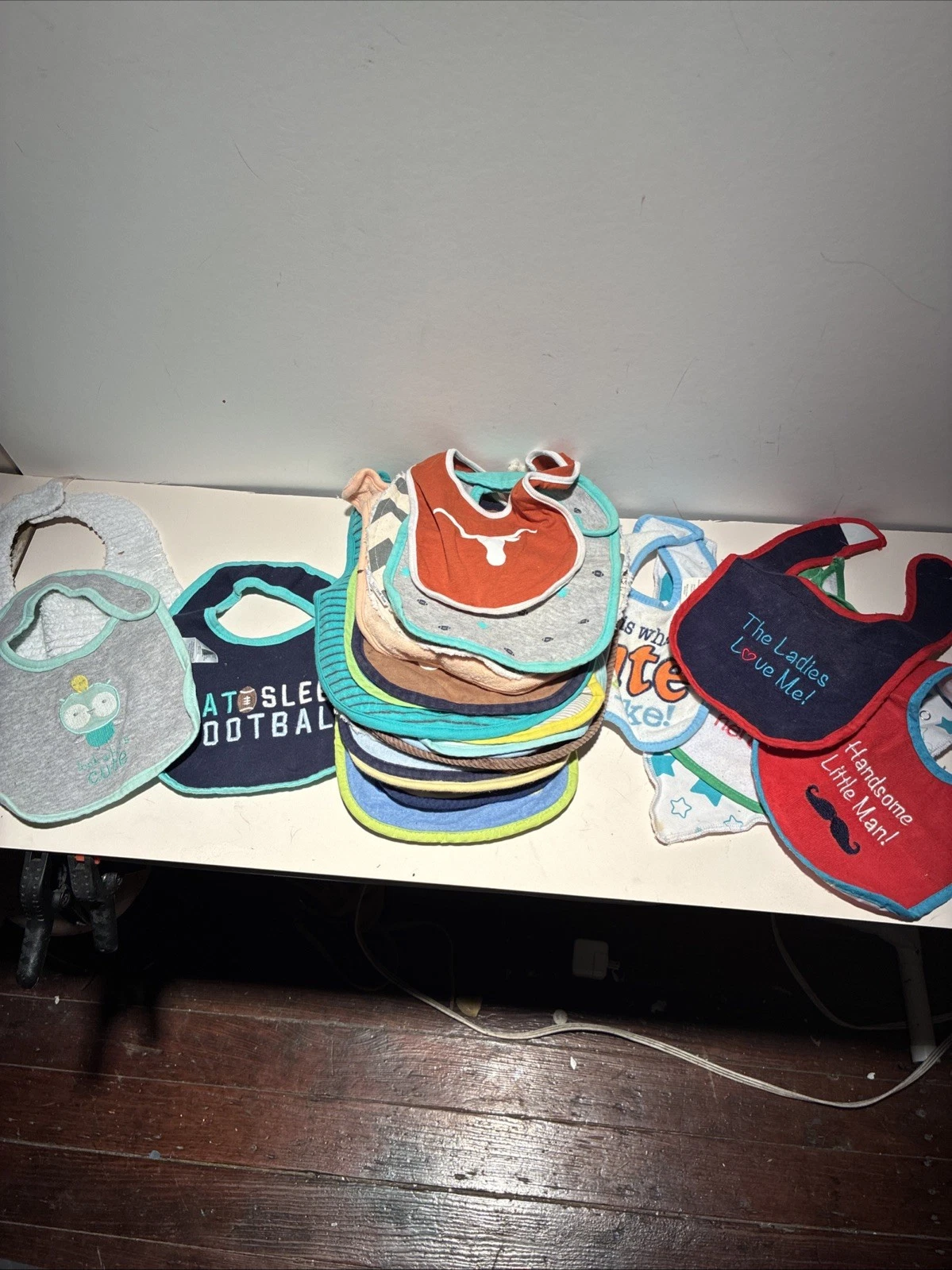Baby bibs 24 pieces gently used
