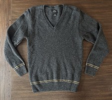 Wizarding World of Harry Potter Hufflepuff Sweater Scottish Wool Adults Small