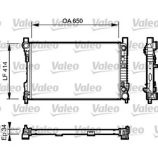 Kühler Motorkühlung VALEO 732743 für Mercedes-Benz C Kühler Motorkühlung VALEO 732743 für Mercedes-Benz C