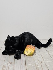 Folkmanis Puppets Black Cat Kitty Full Body Hand Plush New With Tag