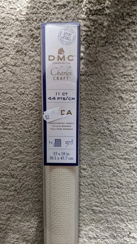 DMC Charles Craft Carolina Leinen-Stoffbox - 28 Fäden 38,1x45,7cm Sand