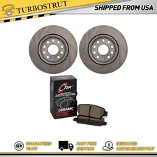 Front OE Brake Pads and Rotors Kit For 2006 2010-2012 Seat Altea