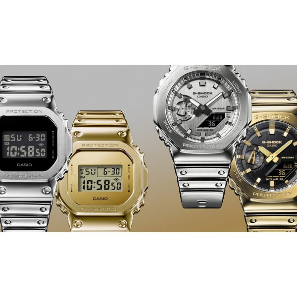 Casio G-Shock GM-2100YMG-9AJF Metal Gold Analog Digital Japan New