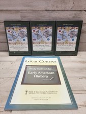 The Great Courses Lot of 3: Early American Hi...
