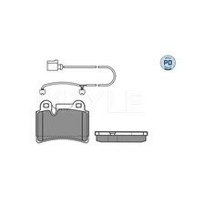 MEYLE 025 240 9717/PD Bremsbeläge Hinten für VW Touareg