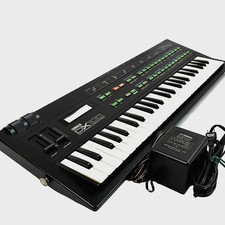 Yamaha DX100 49 Key FM Digital Synthesizer Keyboard w/ AC Adapter TESTED Japan