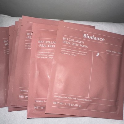 BIODANCE Bio-Collagen Real Deep Mask 10 Pack Hydrating Hydrogel Facial K-Beauty