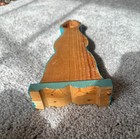 Miniature Swedish Mora Clock Pocket Watch Holder Painted Folk Art Scandinavian — photo 5