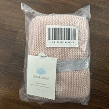 Cloud Island Cozy Knit Blanket In Dusty Rose Pink