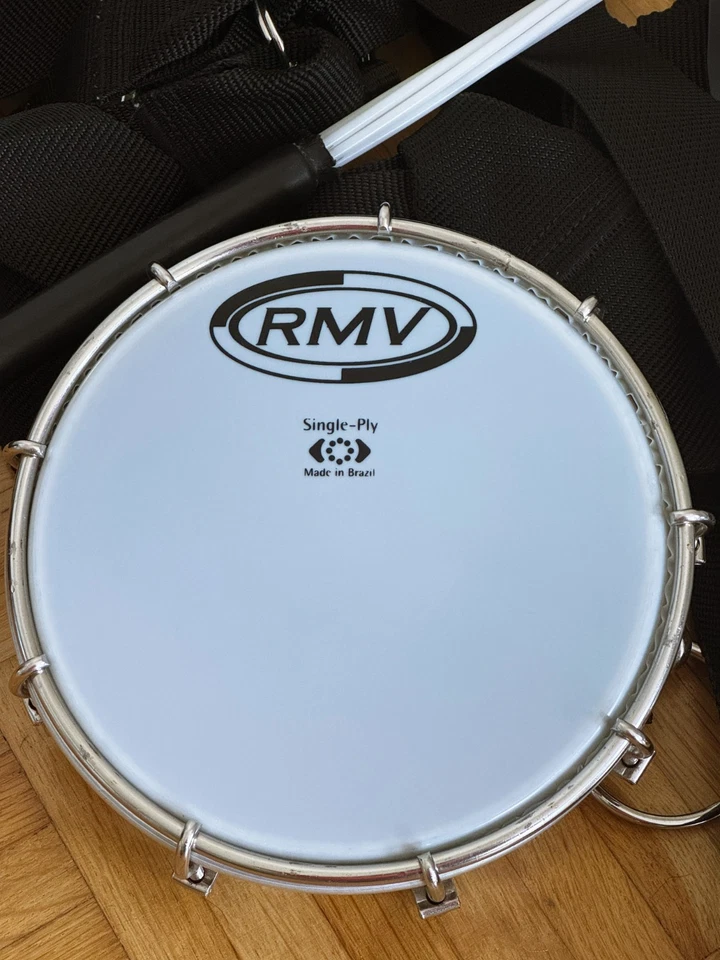 RMV & Meinl Tamburin Handtrommel Set mit Taschen und Riemen von Macapart - Bild 3 von 4