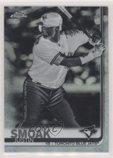 2019 Topps Chrome Negative Refractor Justin Smoak #177 0b3