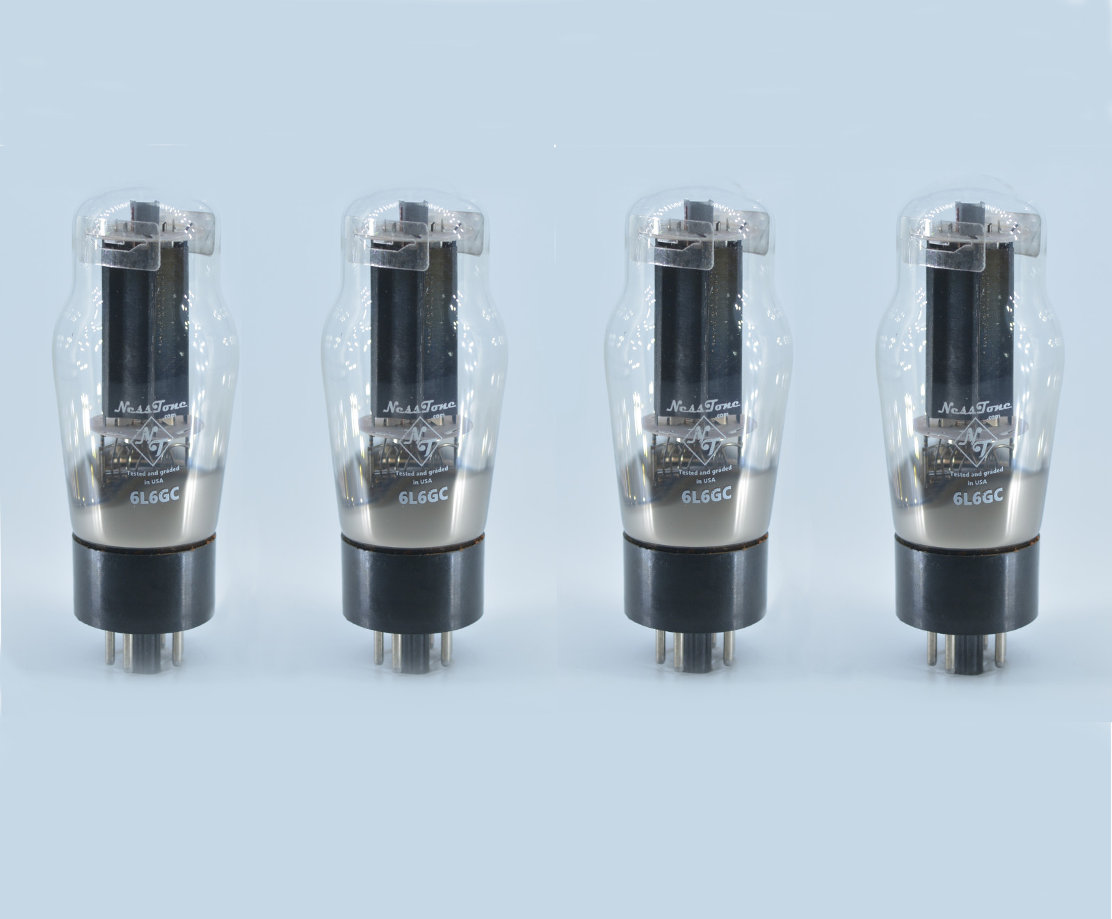 NEW NESSTONE 6L6GC-CB Matched **QUAD** New Power Tubes 6L6 5881 Valves-Tested