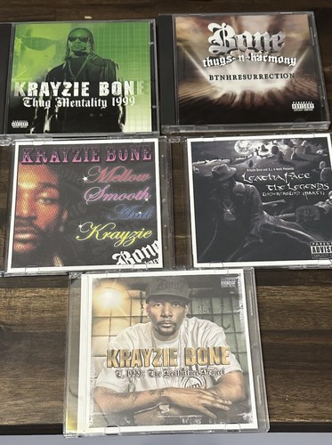 Bone Thugs N Harmony CD Bundle Lot Krayzie Bone Mixtapes Rap CDs