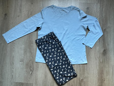 TCM Tchibo Pyjama - Blau - Gr. M (40/42) - 100% Baumwolle - Schlafanzug