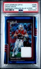2025 PANINI DONRUSS OPTIC DONRUSS THREADS BLUE HYPER #DME DRAKE MAYE PSA 9