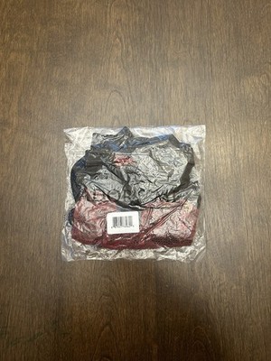 Adore Me Womens Hipster Panties Size 1X Black Maroon Lace Mesh