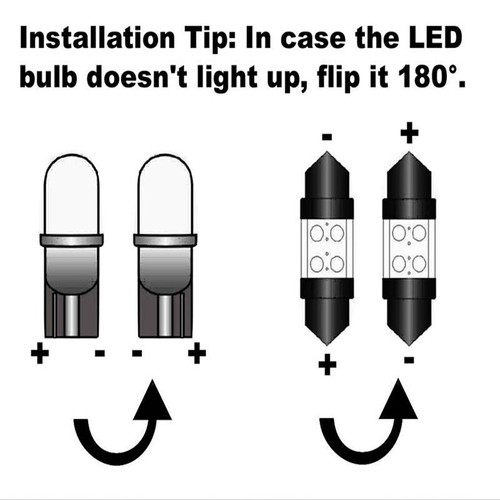 Canbus Car LED Interior Map Reading Dome Light Kit For Toyota Vios 2008-2020 - Picture 6 of 8