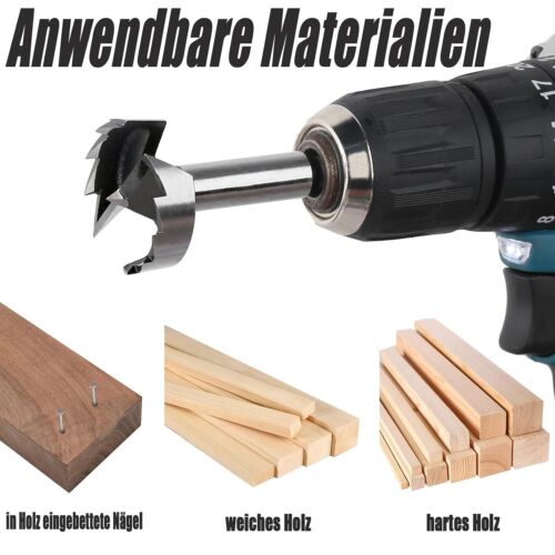 16 Forstnerbohrer 6mm-54mm im Holzkasten NEU Forstnerbohrer Set Satz Holzbohrer - Bild 2 von 16
