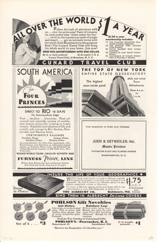 Anuncio Impreso Vintage Años 30 Viaje 31 Visita Hermosa España Castillo de Segovia - Imagen 2 de 2